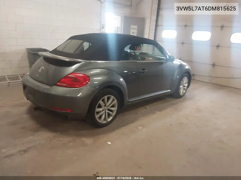 2013 Volkswagen Beetle 2.0L Tdi VIN: 3VW5L7AT6DM815625 Lot: 45650922