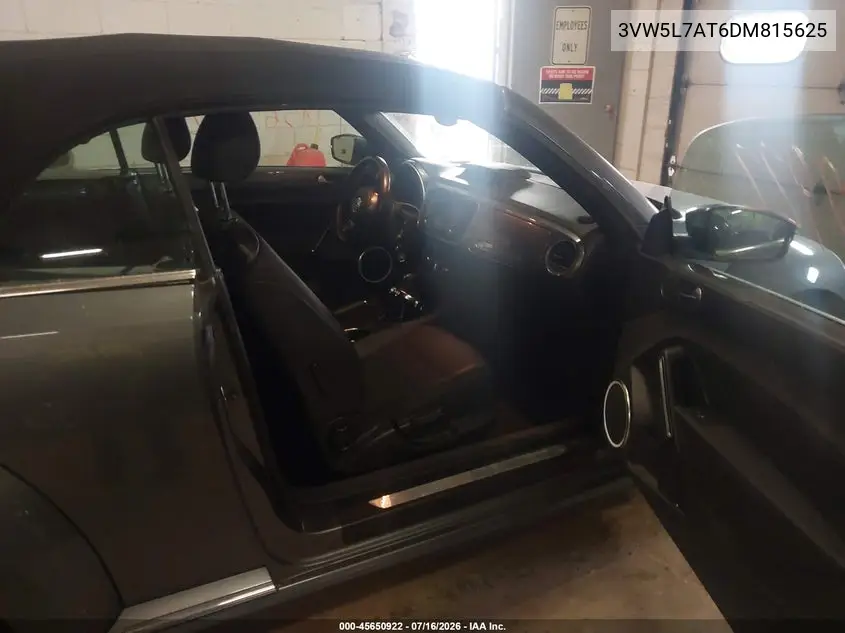 2013 Volkswagen Beetle 2.0L Tdi VIN: 3VW5L7AT6DM815625 Lot: 45650922