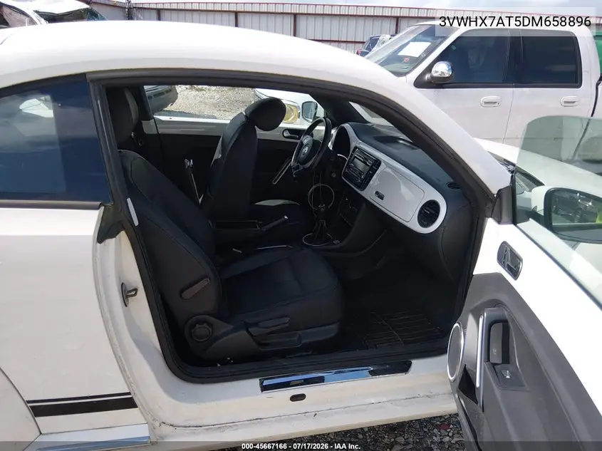 2013 Volkswagen Beetle 2.5L VIN: 3VWHX7AT5DM658896 Lot: 45667166