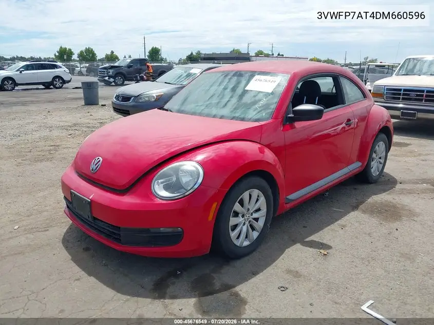 2013 Volkswagen Beetle 2.5L Entry VIN: 3VWFP7AT4DM660596 Lot: 45676549