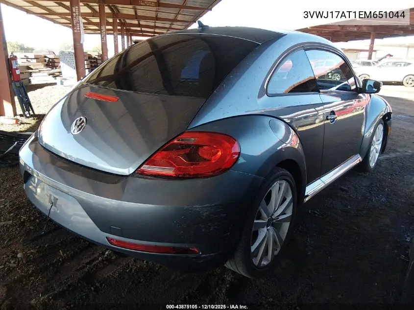 3VWJ17AT1EM651044 2014 Volkswagen Beetle 1.8T