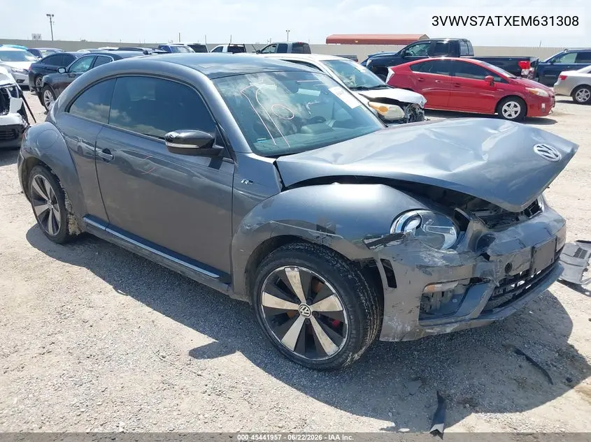 2014 Volkswagen Beetle 2.0T R-Line VIN: 3VWVS7ATXEM631308 Lot: 45441957