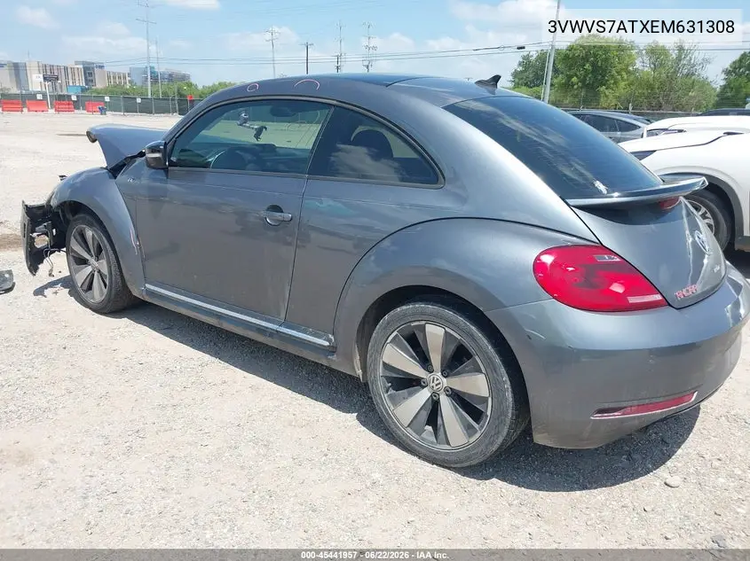 2014 Volkswagen Beetle 2.0T R-Line VIN: 3VWVS7ATXEM631308 Lot: 45441957