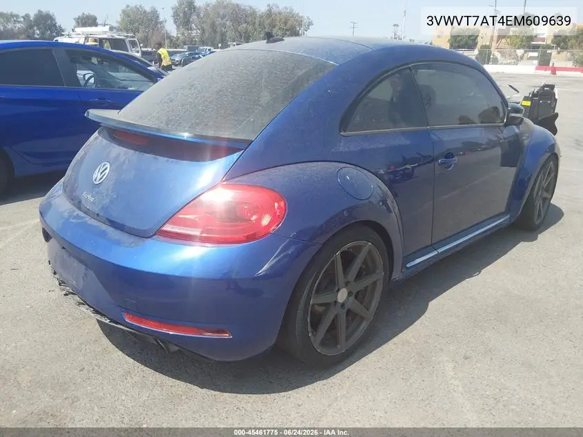 2014 Volkswagen Beetle 2.0T R-Line VIN: 3VWVT7AT4EM609639 Lot: 45461775