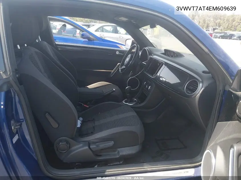 2014 Volkswagen Beetle 2.0T R-Line VIN: 3VWVT7AT4EM609639 Lot: 45461775