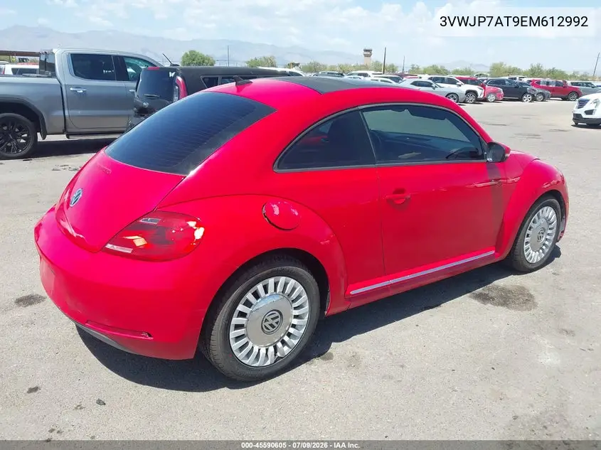2014 Volkswagen Beetle 2.5L VIN: 3VWJP7AT9EM612992 Lot: 45590605