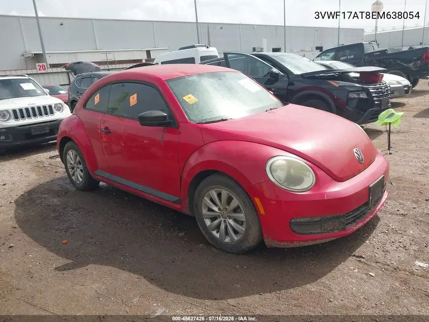 2014 Volkswagen Beetle 1.8T Entry VIN: 3VWF17AT8EM638054 Lot: 45627426