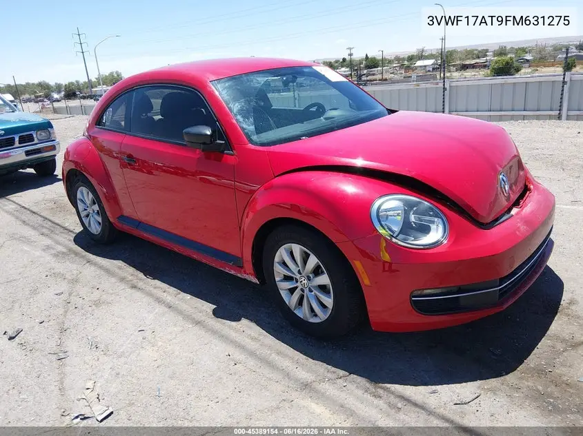 2015 Volkswagen Beetle 1.8T Fleet Edition VIN: 3VWF17AT9FM631275 Lot: 45389154