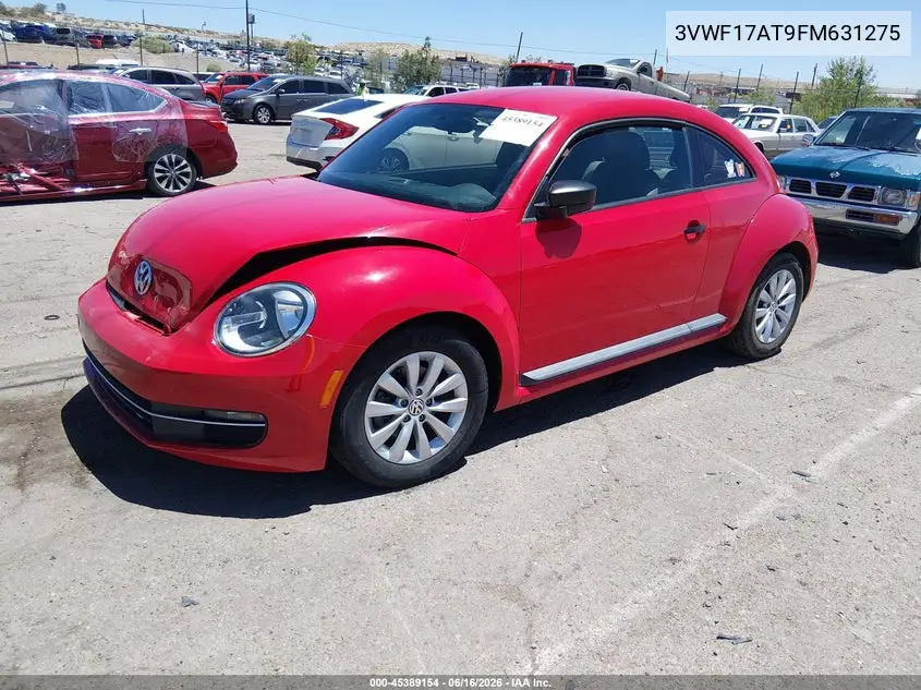 2015 Volkswagen Beetle 1.8T Fleet Edition VIN: 3VWF17AT9FM631275 Lot: 45389154