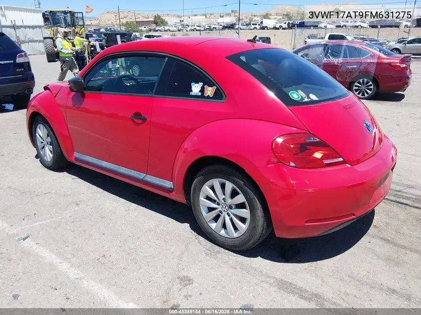 2015 Volkswagen Beetle 1.8T Fleet Edition VIN: 3VWF17AT9FM631275 Lot: 45389154