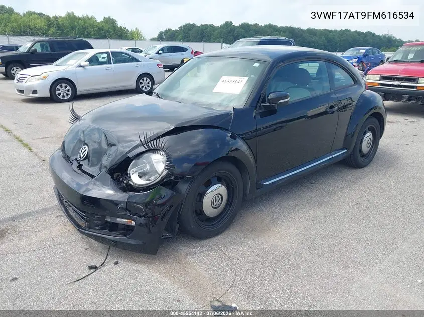 2015 Volkswagen Beetle 1.8T Classic VIN: 3VWF17AT9FM616534 Lot: 45554142