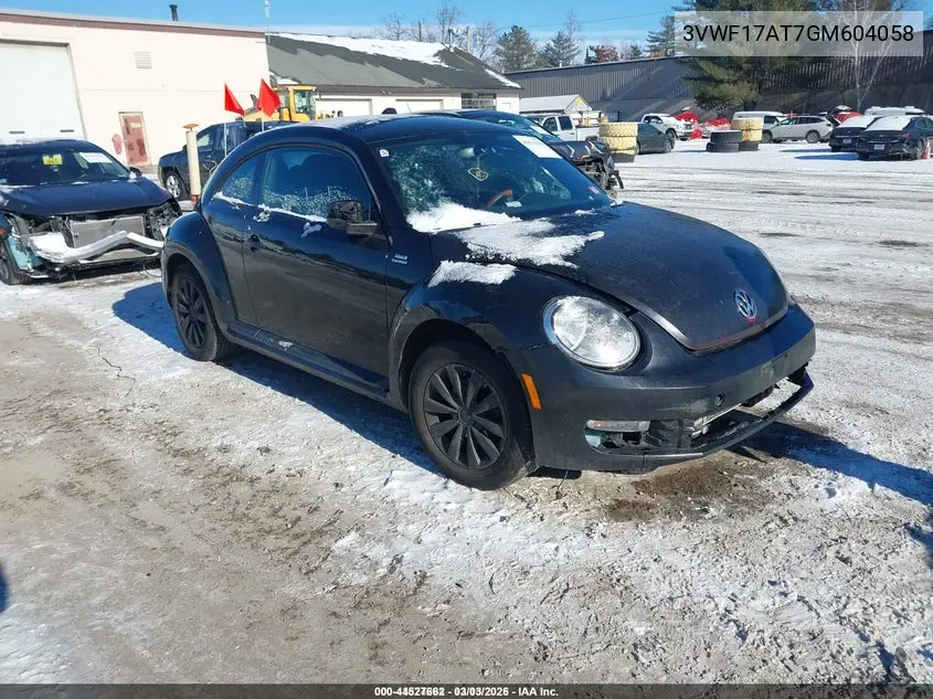 3VWF17AT7GM604058 2016 Volkswagen Beetle 1.8T Wolfsburg Edition