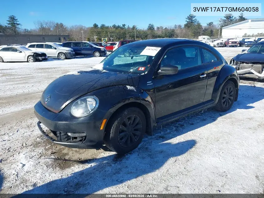 3VWF17AT7GM604058 2016 Volkswagen Beetle 1.8T Wolfsburg Edition