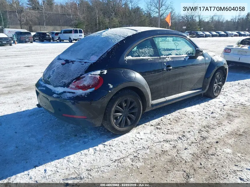 3VWF17AT7GM604058 2016 Volkswagen Beetle 1.8T Wolfsburg Edition
