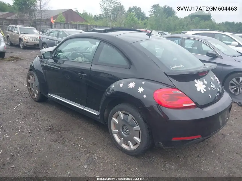 2016 Volkswagen Beetle 1.8T Sel VIN: 3VWJ17AT2GM604463 Lot: 45349525