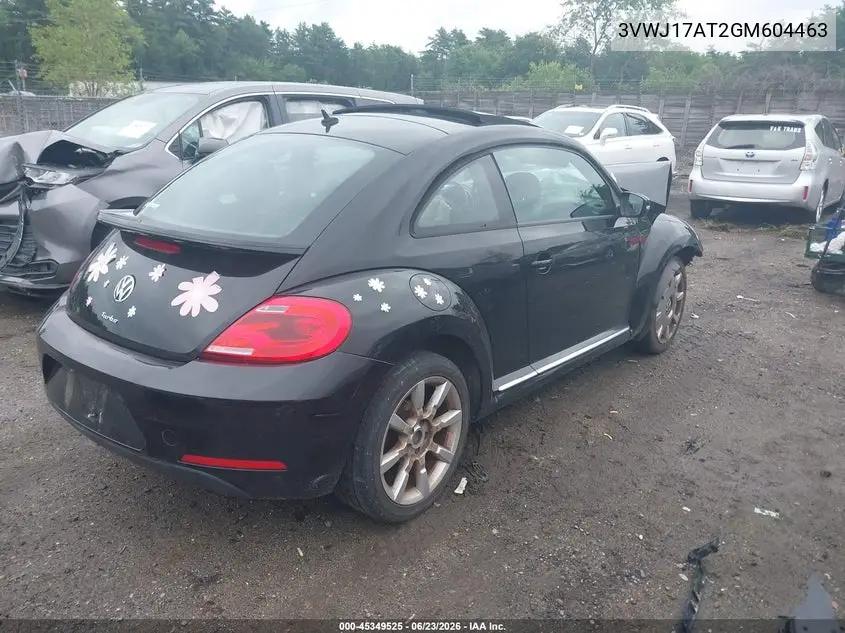 2016 Volkswagen Beetle 1.8T Sel VIN: 3VWJ17AT2GM604463 Lot: 45349525