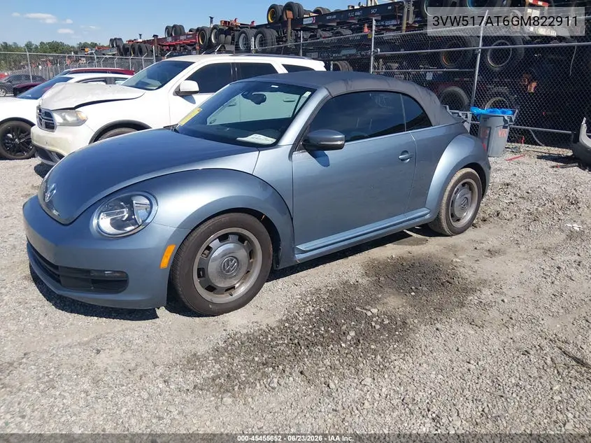2016 Volkswagen Beetle 1.8T Denim VIN: 3VW517AT6GM822911 Lot: 45455652