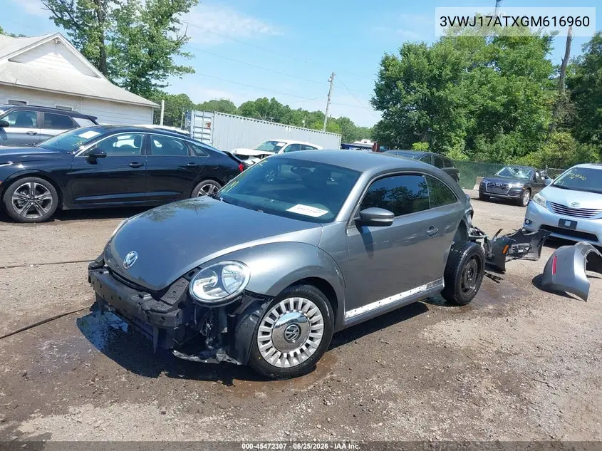 2016 Volkswagen Beetle 1.8T Se VIN: 3VWJ17ATXGM616960 Lot: 45472307