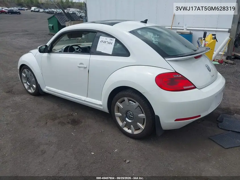 2016 Volkswagen Beetle 1.8T Sel VIN: 3VWJ17AT5GM628319 Lot: 45487604