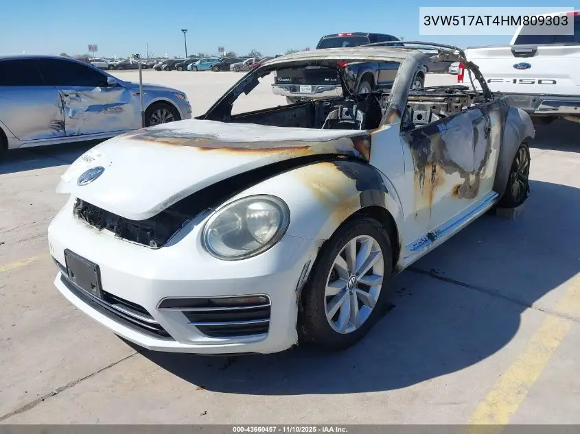 3VW517AT4HM809303 2017 Volkswagen Beetle #Pinkbeetle/1.8T Classic/1.8T S/1.8T Se/1.8T Sel