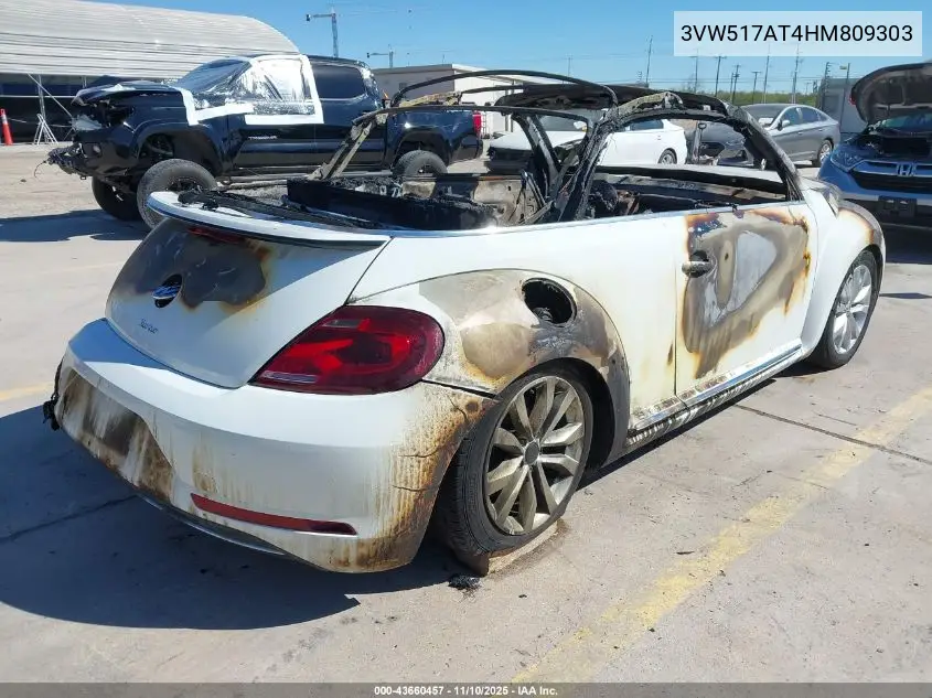 3VW517AT4HM809303 2017 Volkswagen Beetle #Pinkbeetle/1.8T Classic/1.8T S/1.8T Se/1.8T Sel
