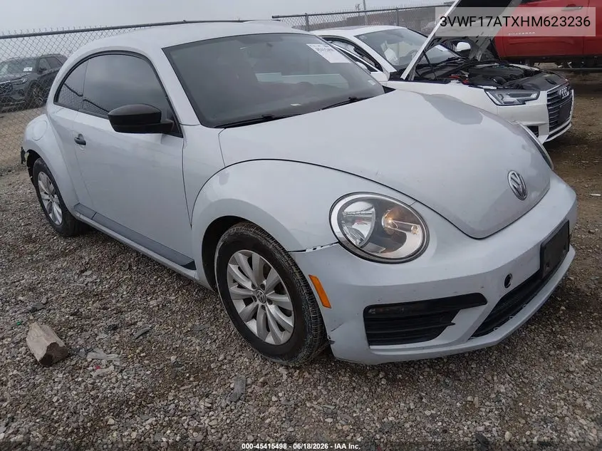 2017 Volkswagen Beetle #Pinkbeetle/1.8T Classic/1.8T S VIN: 3VWF17ATXHM623236 Lot: 45415498