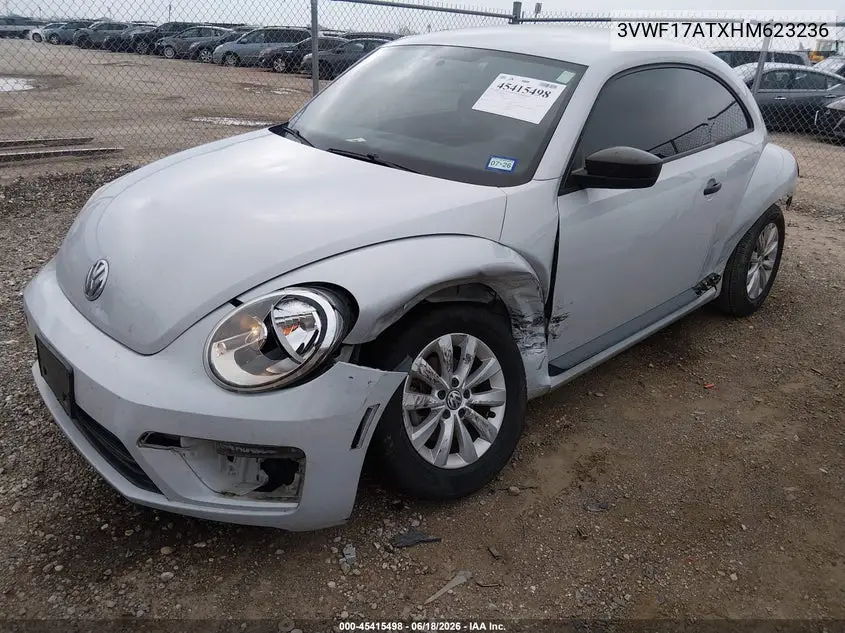 2017 Volkswagen Beetle #Pinkbeetle/1.8T Classic/1.8T S VIN: 3VWF17ATXHM623236 Lot: 45415498