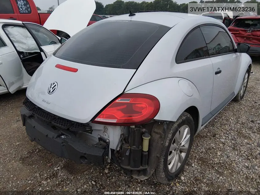 2017 Volkswagen Beetle #Pinkbeetle/1.8T Classic/1.8T S VIN: 3VWF17ATXHM623236 Lot: 45415498