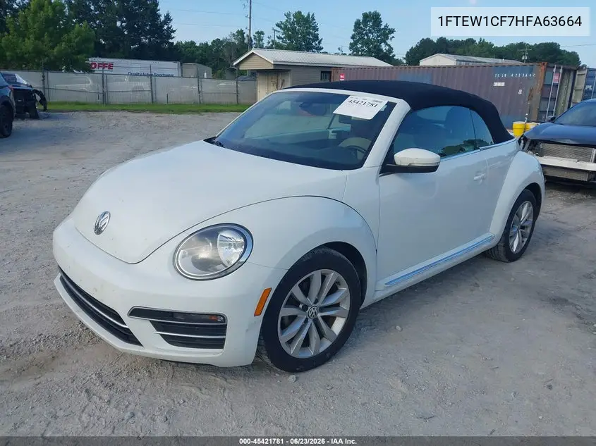 2017 Volkswagen Beetle S/Se/Classic/Pink/Sel VIN: 3VW517AT3HM811141 Lot: 45421781