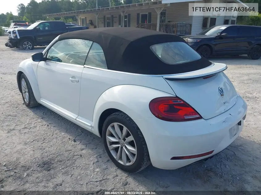 2017 Volkswagen Beetle S/Se/Classic/Pink/Sel VIN: 3VW517AT3HM811141 Lot: 45421781