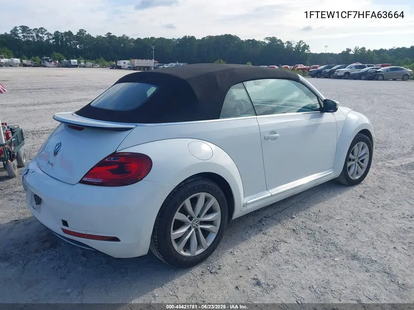 2017 Volkswagen Beetle S/Se/Classic/Pink/Sel VIN: 3VW517AT3HM811141 Lot: 45421781