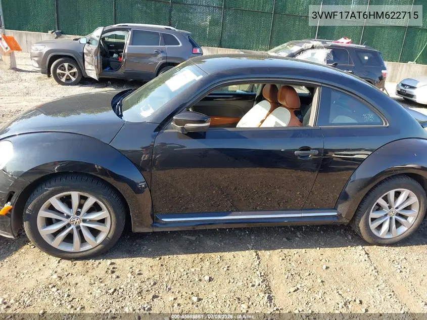 2017 Volkswagen Beetle #Pinkbeetle/1.8T Classic/1.8T S VIN: 3VWF17AT6HM622715 Lot: 45568861
