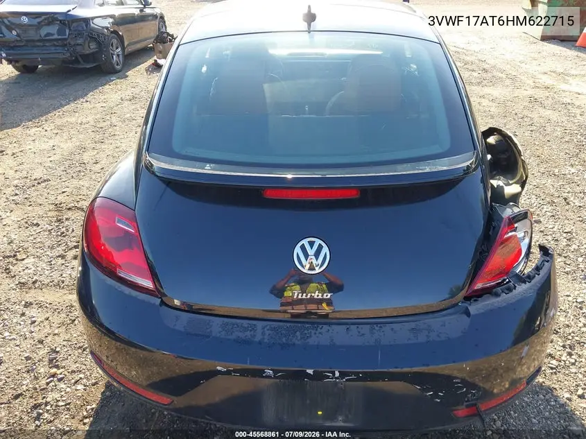 2017 Volkswagen Beetle #Pinkbeetle/1.8T Classic/1.8T S VIN: 3VWF17AT6HM622715 Lot: 45568861