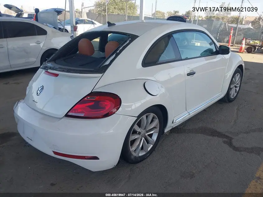 2017 Volkswagen Beetle #Pinkbeetle/1.8T Classic/1.8T S VIN: 3VWF17AT9HM621039 Lot: 45619947