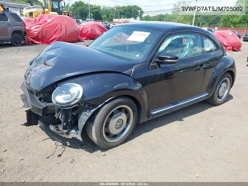 2018 Volkswagen Beetle 2.0T Coast/2.0T S VIN: 3VWFD7AT5JM705002 Lot: 45369898