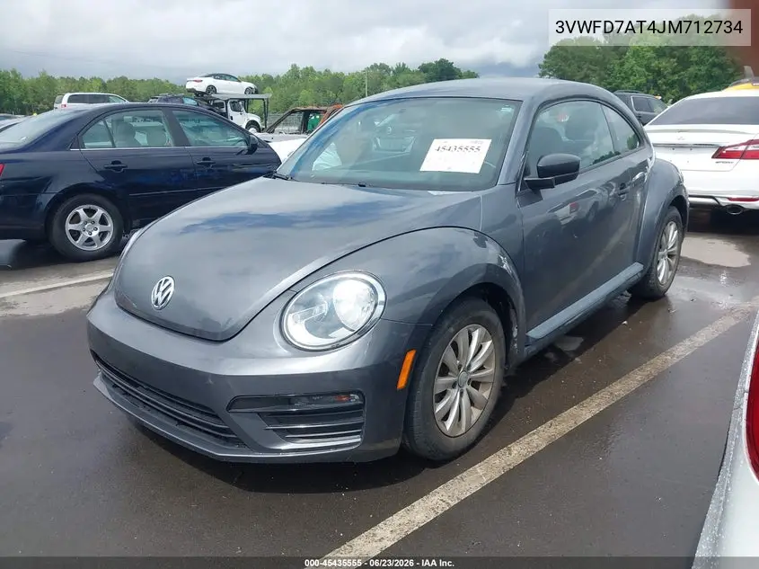 2018 Volkswagen Beetle 2.0T Coast/2.0T S VIN: 3VWFD7AT4JM712734 Lot: 45435555