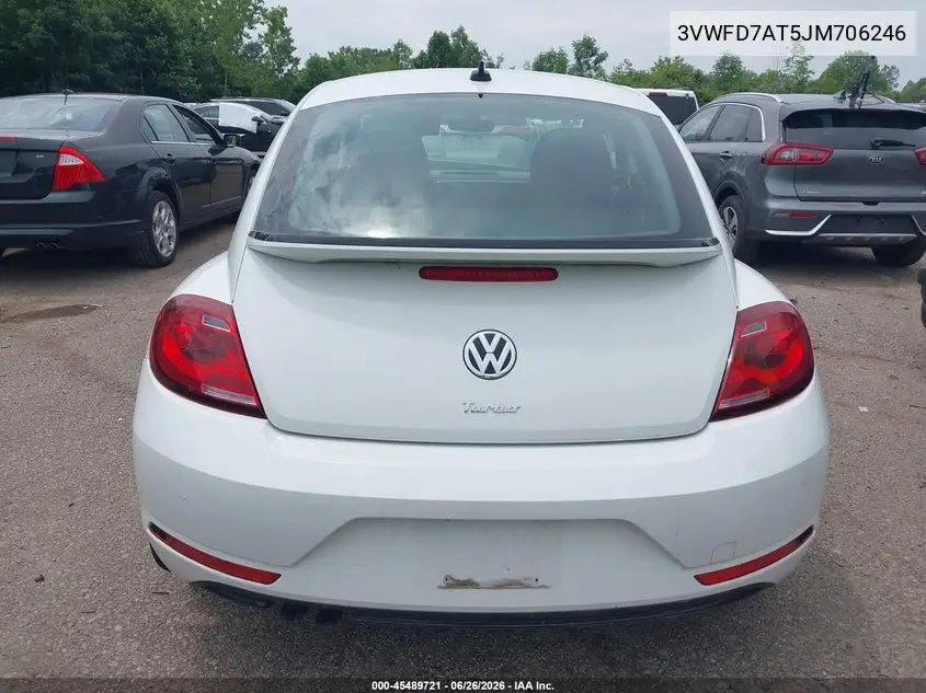 2018 Volkswagen Beetle 2.0T Coast/2.0T S VIN: 3VWFD7AT5JM706246 Lot: 45489721