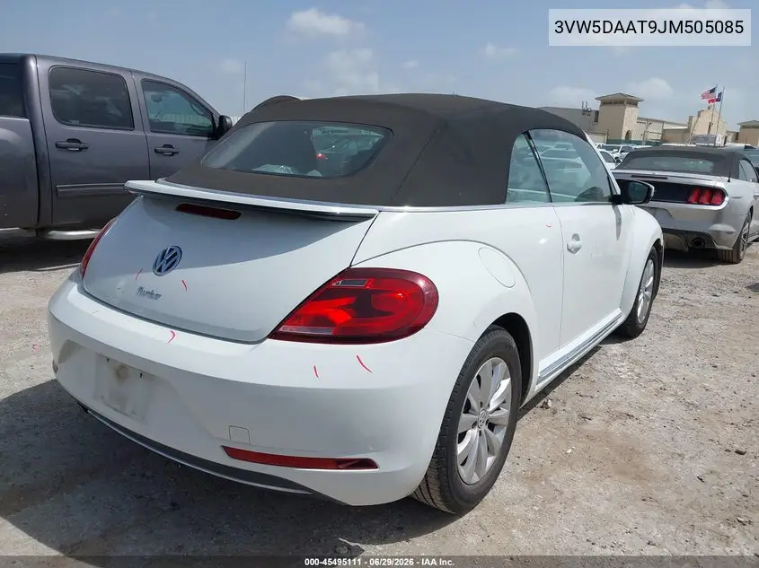 2018 Volkswagen Beetle 2.0T Coast/2.0T S/2.0T Se VIN: 3VW5DAAT9JM505085 Lot: 45495111