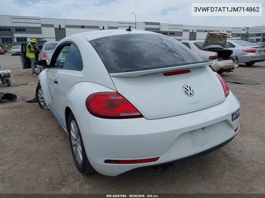 2018 Volkswagen Beetle 2.0T Coast/2.0T S VIN: 3VWFD7AT1JM714862 Lot: 45497569