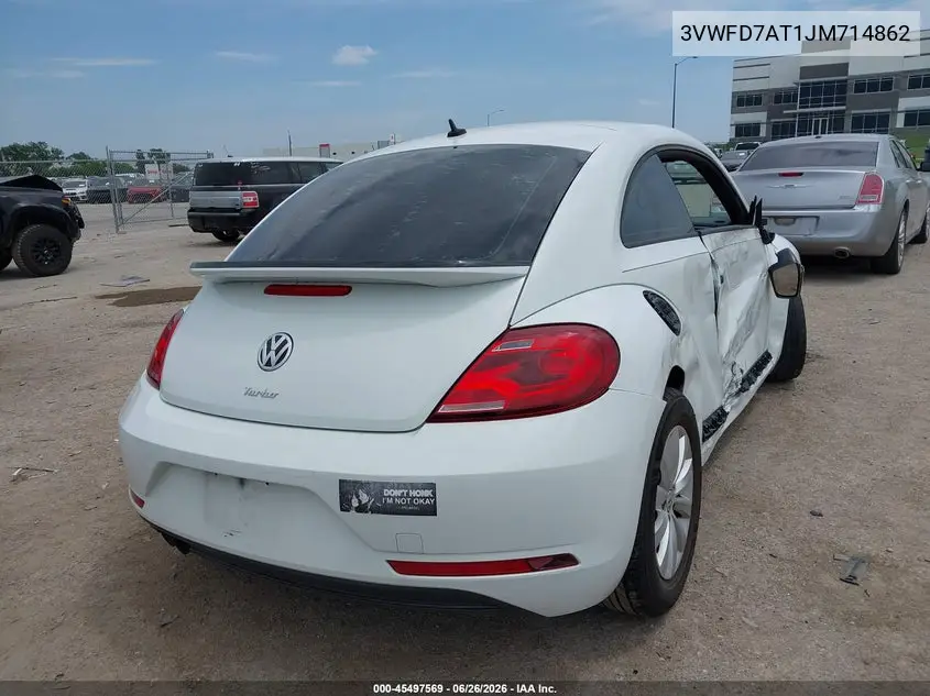 2018 Volkswagen Beetle 2.0T Coast/2.0T S VIN: 3VWFD7AT1JM714862 Lot: 45497569
