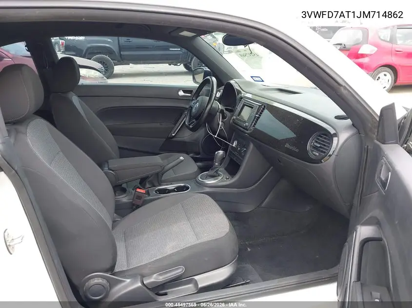 2018 Volkswagen Beetle 2.0T Coast/2.0T S VIN: 3VWFD7AT1JM714862 Lot: 45497569