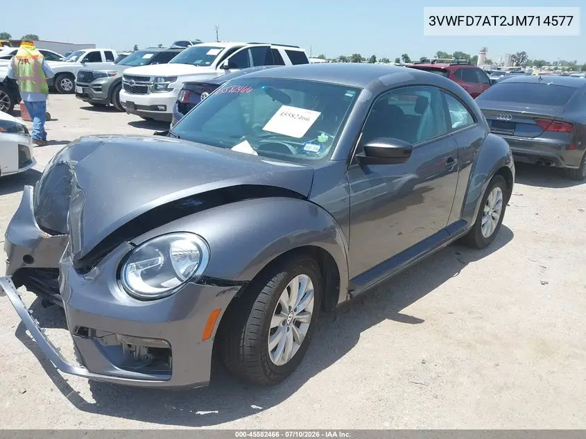 3VWFD7AT2JM714577 2018 Volkswagen Beetle 2.0T Coast/2.0T S