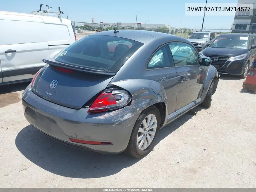 3VWFD7AT2JM714577 2018 Volkswagen Beetle 2.0T Coast/2.0T S