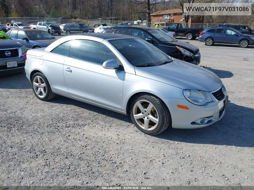2007 Volkswagen Eos 2.0T Sport VIN: WVWCA71F97V031086 Lot: 44630960