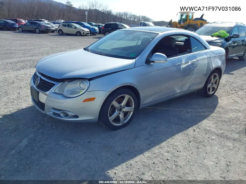 2007 Volkswagen Eos 2.0T Sport VIN: WVWCA71F97V031086 Lot: 44630960