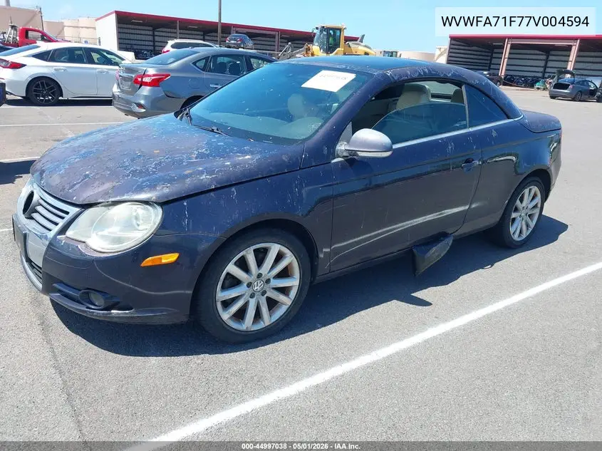 2007 Volkswagen Eos 2.0T VIN: WVWFA71F77V004594 Lot: 44997038