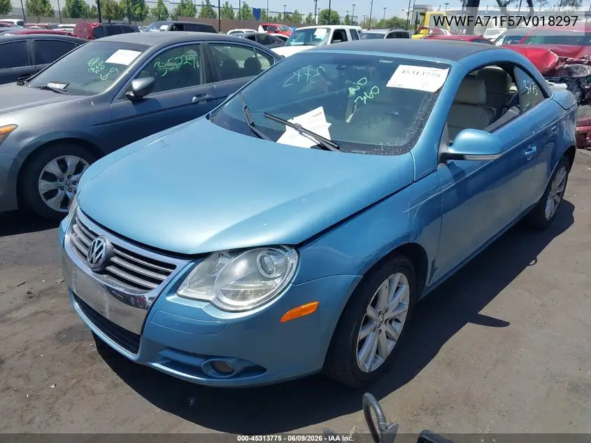 2007 Volkswagen Eos 2.0T VIN: WVWFA71F57V018297 Lot: 45313775
