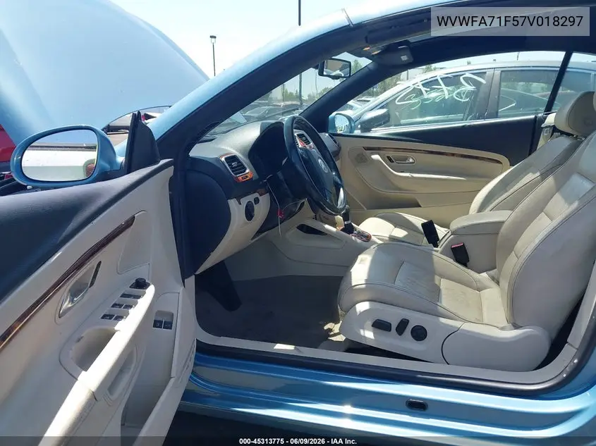 2007 Volkswagen Eos 2.0T VIN: WVWFA71F57V018297 Lot: 45313775