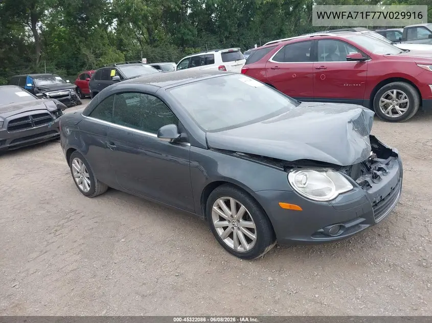 2007 Volkswagen Eos 2.0T VIN: WVWFA71F77V029916 Lot: 45322086