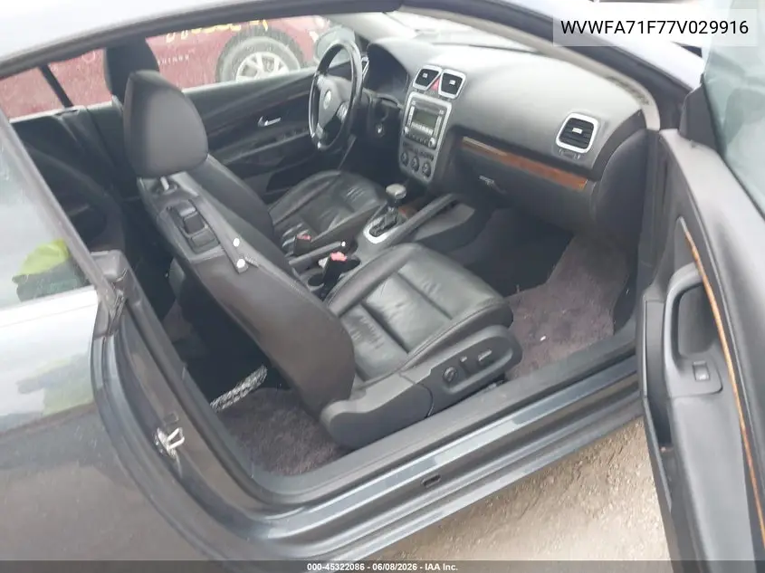2007 Volkswagen Eos 2.0T VIN: WVWFA71F77V029916 Lot: 45322086